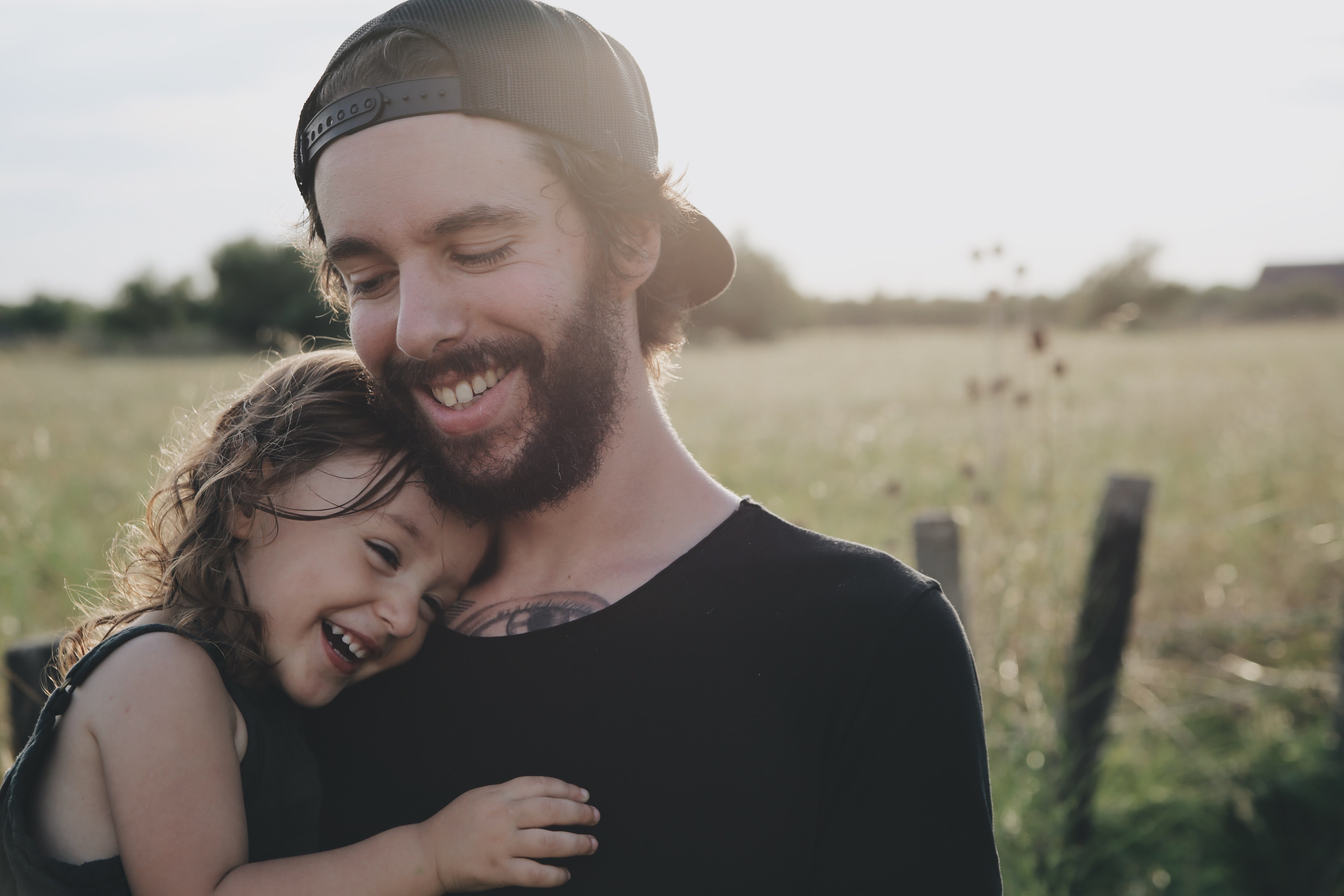 A father and daughter moment
